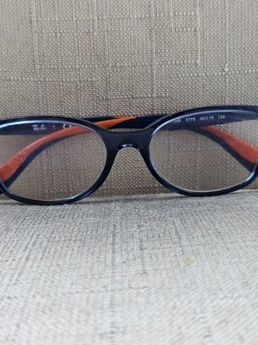 Ray-Ban Youth Glasses Frame Eyewear RB1586 3775 Eyeglasses Navy Blue/Orange